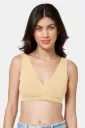 Maternity Bra for Women – Non-Wired Slip-On Cotton Nursing Bra with Criss-Cross Front